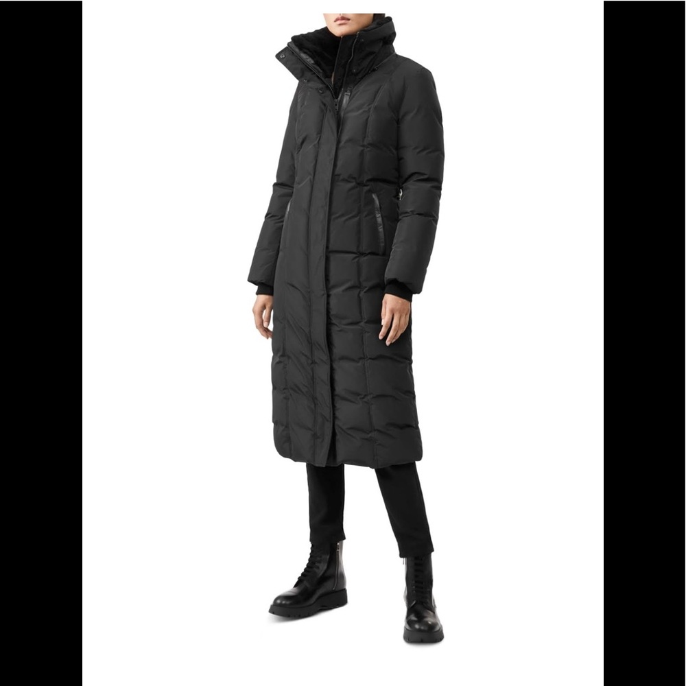 Mackage Jada Maxi Down Coat Natural FurJada